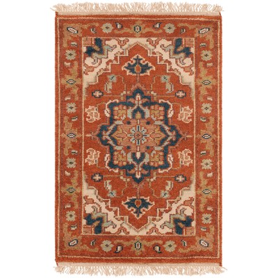 Surya  Zeus Brick Red, Ink Blue, Light Beige, Mauve, Olive, La