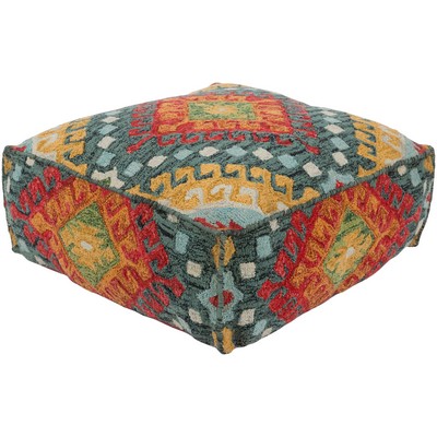 Surya  Zagros Light Sage, Charcoal, Red, Burgundy, Mustard, Saff