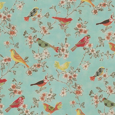 P K Lifestyles OD Tweet Toile Robins Egg