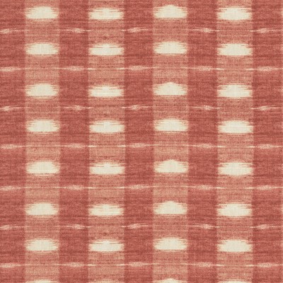 P K Lifestyles Brushed Check Radish