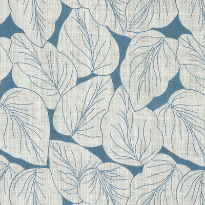 P K Lifestyles Philodendron Embroidery Aegean