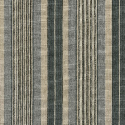 P K Lifestyles LONG HILL STRIPE CHARCOAL