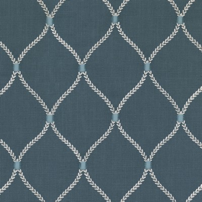P K Lifestyles Deane Embroidery GMS SAPPHIRE-NC