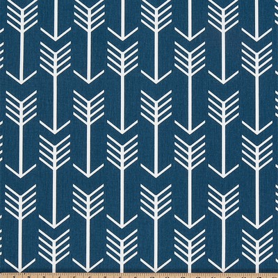 Premier Prints Arrow  Premier Navy/White Twill