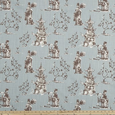 Premier Prints Asian Toile Regal Blue/Slub Ca REGAL BLUE