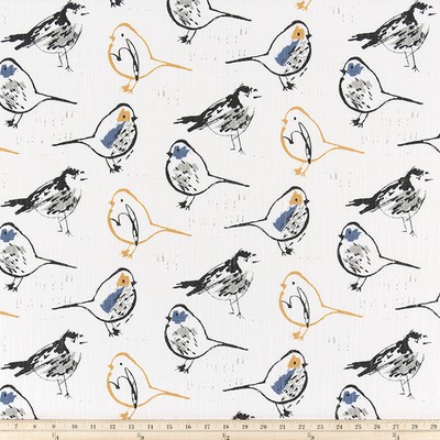 Premier Prints Bird Toile BRAZILIAN YELLOW
