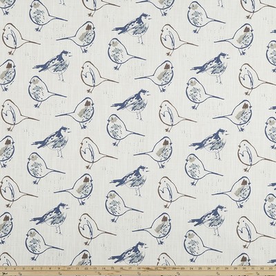 Premier Prints Bird Toile Regal Blue/Slub Can REGAL BLUE