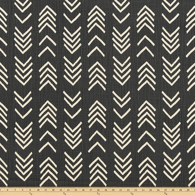 Premier Prints Bogolan Black Flame