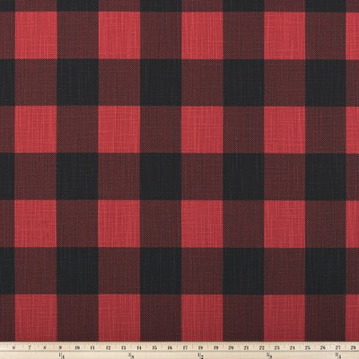 Premier Prints Buffalo Check RED BLACK