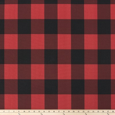 Premier Prints Buffalo Check RED BLACK