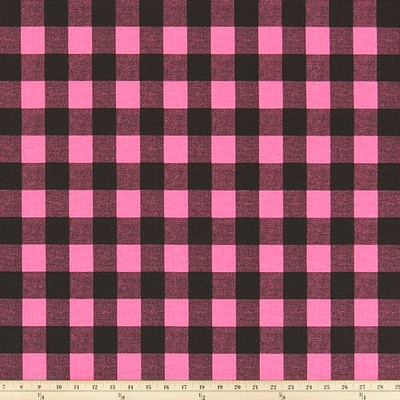 Premier Prints Buffalo Plaid POLISH PINK BLACK