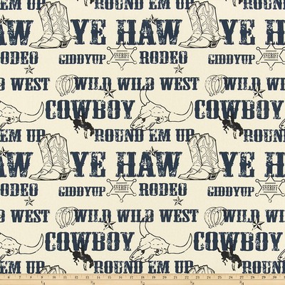 Premier Prints Cowboy Italian Denim