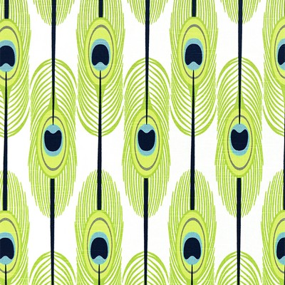 Premier Prints Feathers Canal/Slub CANAL