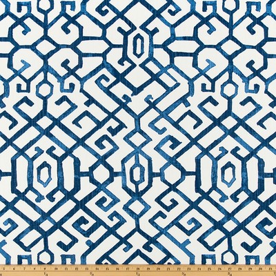 Premier Prints Jing Courtyard Blue