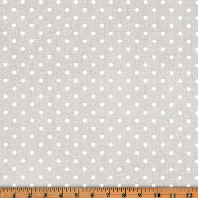 Premier Prints Mini  Dot French Gray/White