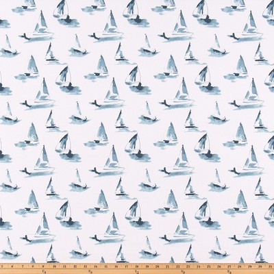 Premier Prints Sea View Weathered Blue