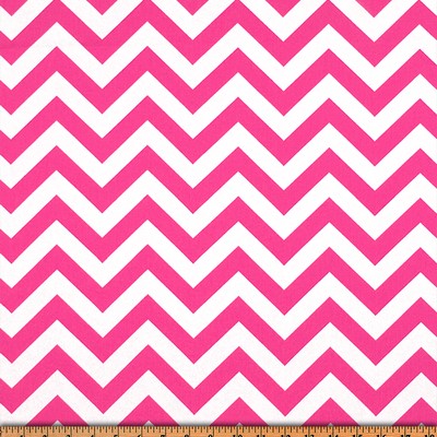 Premier Prints Zigzag  Candy Pink/Twill