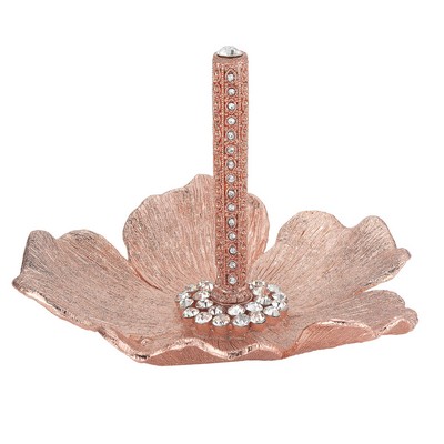 Olivia Riegel Rose Gold Botanica Ring Holder Rose