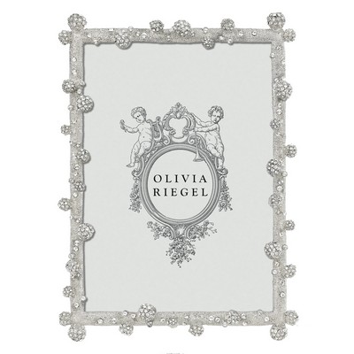 Olivia Riegel Silver Pavé Odyssey 5” x 7” Frame 