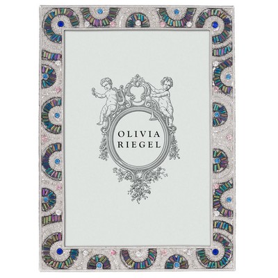 Olivia Riegel Silver Christopher 5in x 7in Frame Silver