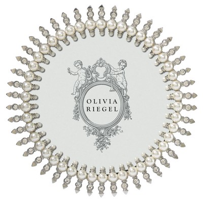 Olivia Riegel Jubilee 5x5 Round Pearl Frame 
