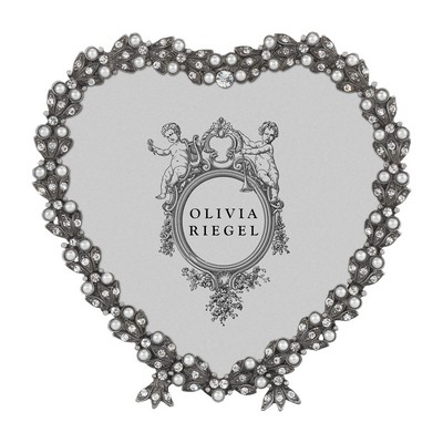 Olivia Riegel Pewter Contessa Heart 3.5in Frame Pewter