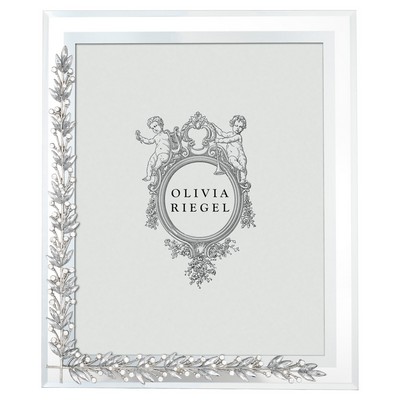 Olivia Riegel Silver Laurel 8in x 10in Frame Silver