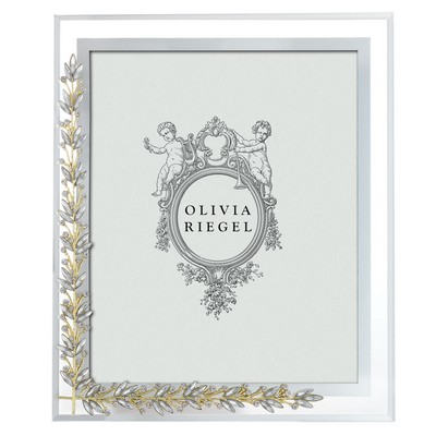 Olivia Riegel Gold & Silver Laurel 8in x 10in Frame Gold