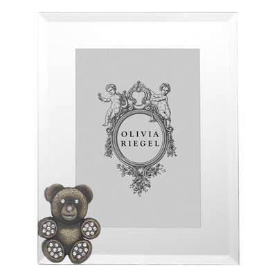 Olivia Riegel Bronze Teddy Bear 5in x 7in Frame Bronze