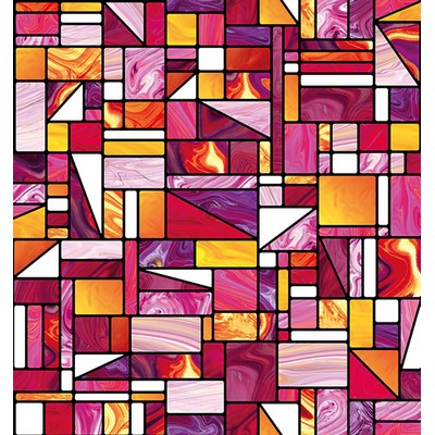 Wall Pops Geometric Window Film Multicolor