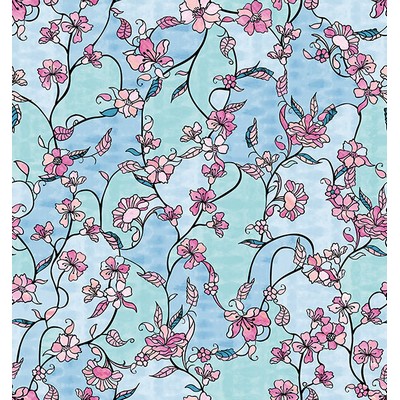Wall Pops Cherry Blossom Window Film Multicolor