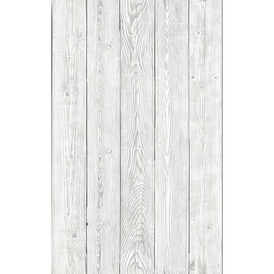 Wall Pops Vertical Wood Planks Adhesive Film Whites & Off-Whites