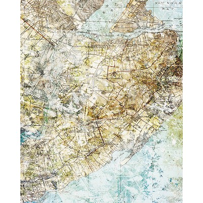 Wall Pops Mix Map Wall Mural Multicolor