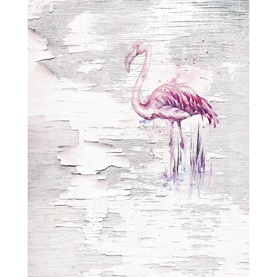 Wall Pops Pink Flamingo Wall Mural Whites & Off-Whites