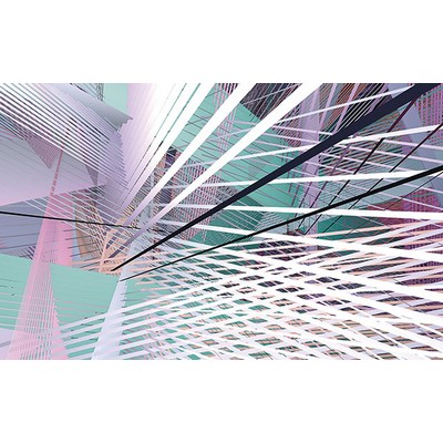 Wall Pops Space Grid Spring Wall Mural Purples