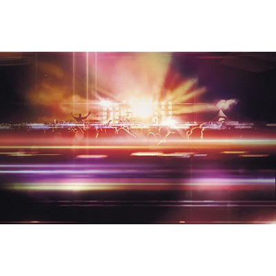 Wall Pops Orange Neon Concert Wall Mural Oranges