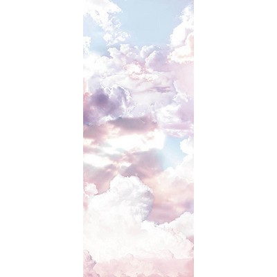 Wall Pops Pastel Clouds Wall Mural Multicolor