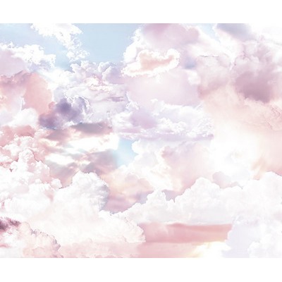 Wall Pops Pastel Clouds Wall Mural Multicolor