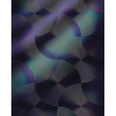 Wall Pops Purple Geometric Haze Wall Mural Blacks