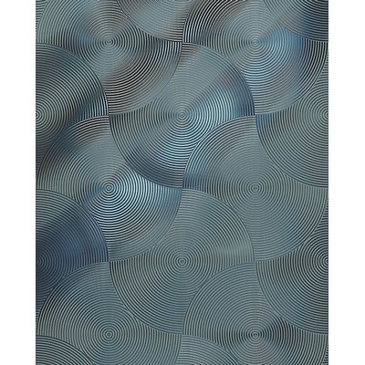 Wall Pops Silver Geometric Haze Wall Mural Greys