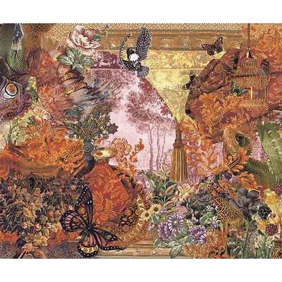 Wall Pops Nature Tapestry Wall Mural Multicolor