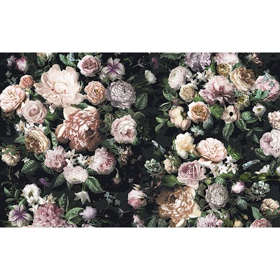 Wall Pops Victoria Black Floral Wall Mural Multicolor
