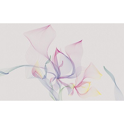 Wall Pops Spring Leaves Wall Mural Multicolor