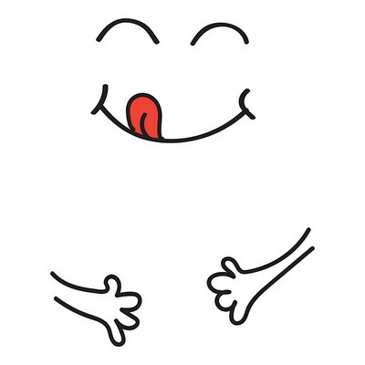 Wall Pops Happy Face Wall Decals Blacks