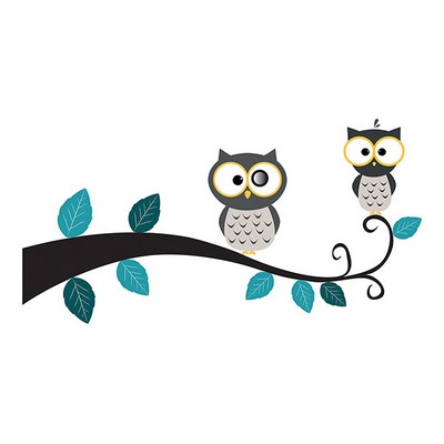 Wall Pops Eye Hole Owl Wall Decals Multicolor