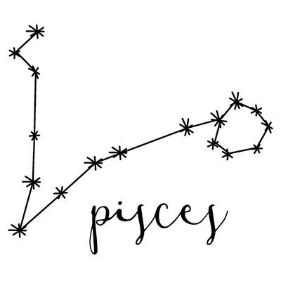 Wall Pops Pisces Wall Art Kit Blacks