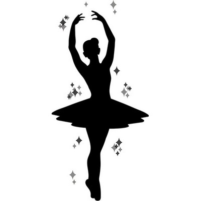 Wall Pops En Pointe Wall Art Kit  Blacks