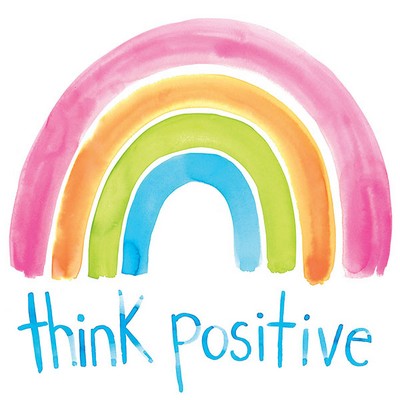 Wall Pops Think Positive Wall Art Kit Multicolor