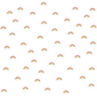 Wall Pops Fantastic Rainbow Wall Art Kit Multicolor