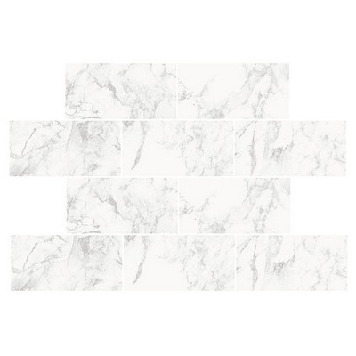 Wall Pops Marble Stone Wall Art Kit Whites & Off-Whites